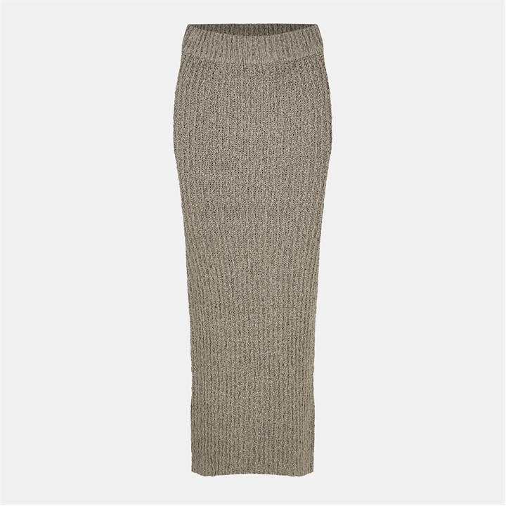 Jack Wills Women's Brown Stitchy Maxi Knitted Skirt in Size 12, Sports Direct