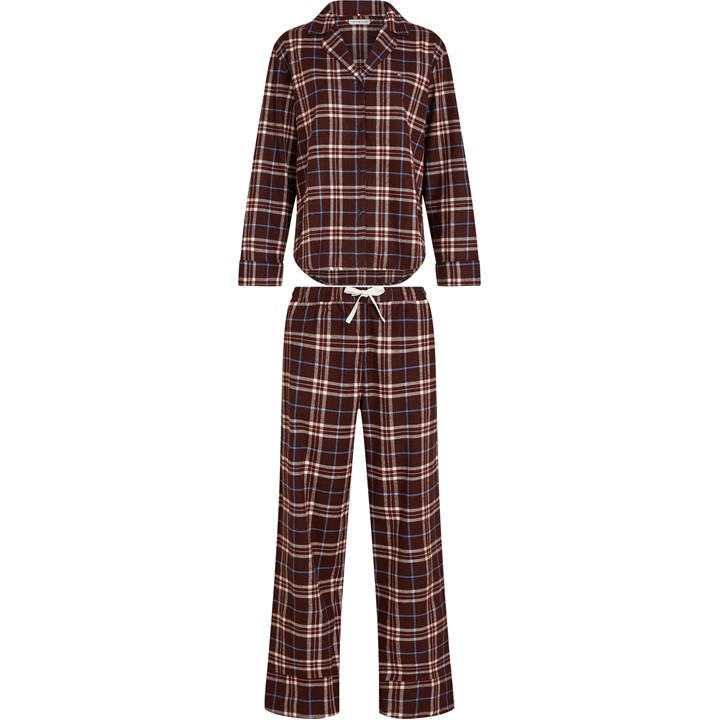 Tommy Hilfiger Women's Red Long Sleeve Pyjama Set in Size 16, Sports Direct
