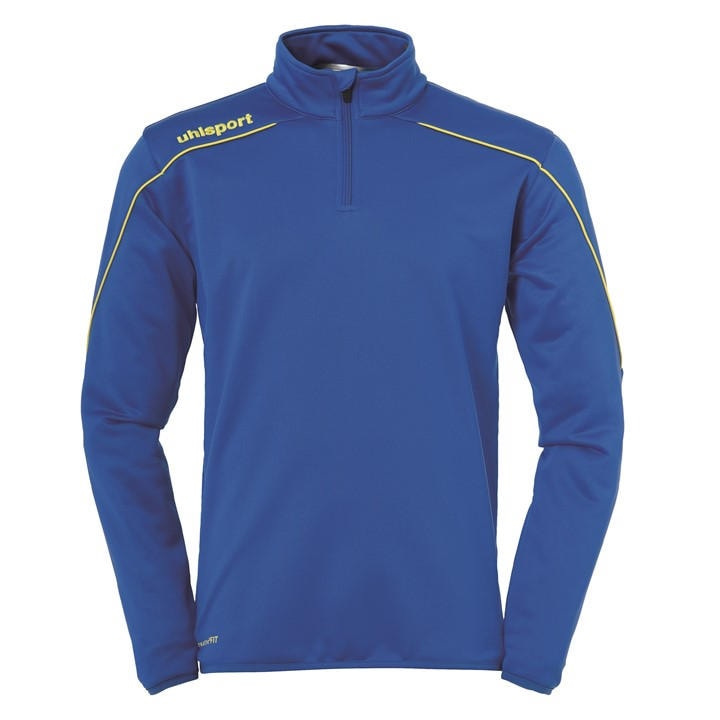 Uhlsport Men' Blue Stream 22 Quarter-Zip Fleece in Size S, Sports Direct