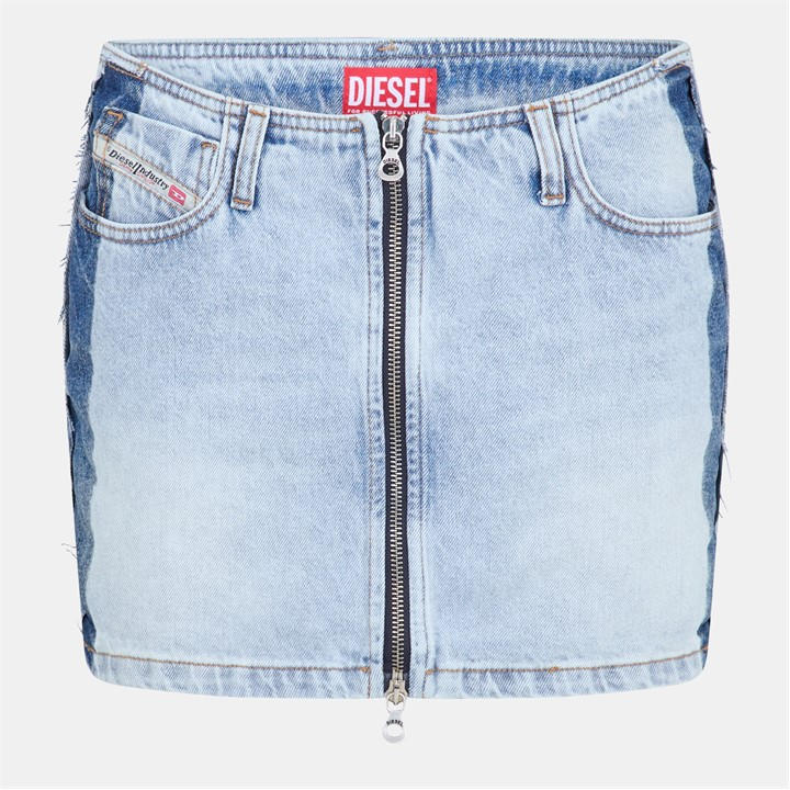 Diesel Women's Blue Mini Skirt in Size XS, Sports Direct