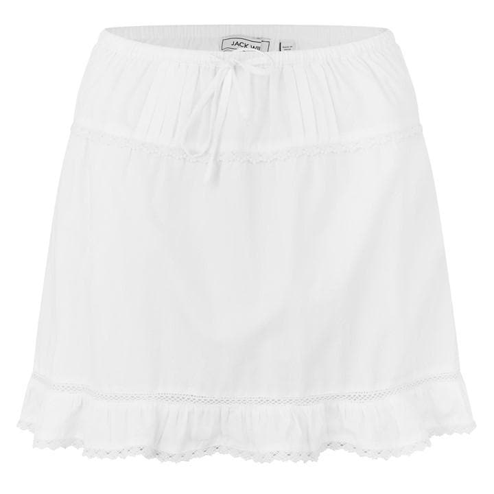 Jack Wills Women's Jw Tie Maxi Skirt - Bright White - 8 (XS) - Image 3