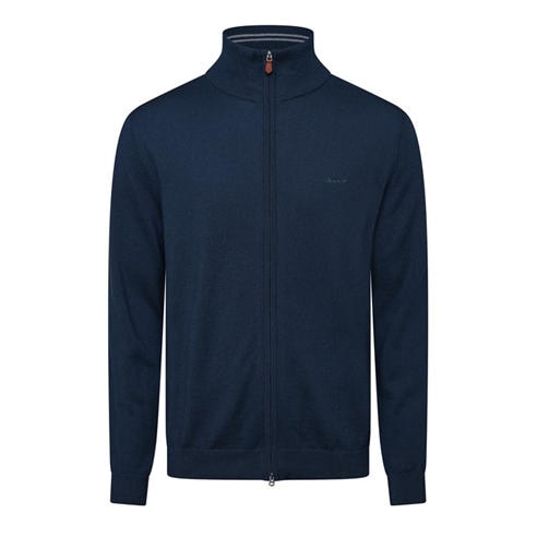 Gant - Men's Extrafine Merino Wool Zip Cardigan