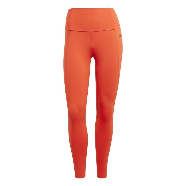 Adidas Women's Red Optime Power 7/8 Leggings in Size 2XS, Sports Direct