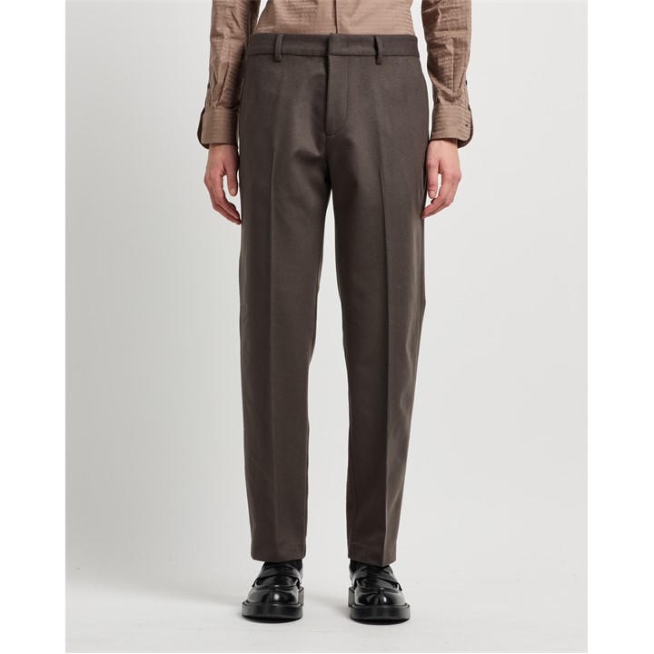 Emporio Armani Men's Brown Slim Fit Tailored Trouser in Size 34 R, Sports Direct