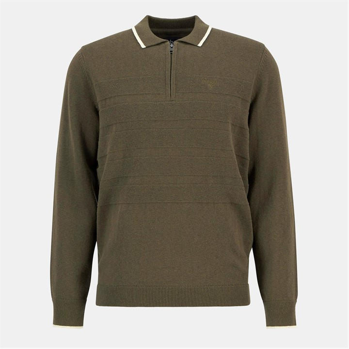 Barbour Men' Green Fenhill Polo Shirt in Size S, Sports Direct