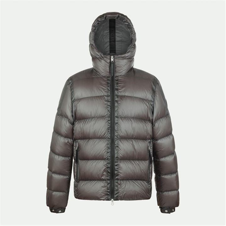Arctic Army Men's Grey Polar Lw Puff Hooded Long Sleeve Short Puffer Jacket in Size XS, Sports Direct