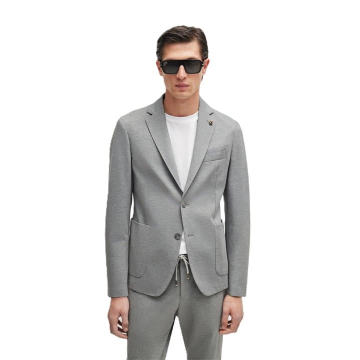 Boss Men' Silver C Hanry  Formal Jacket in Size S, Sports Direct