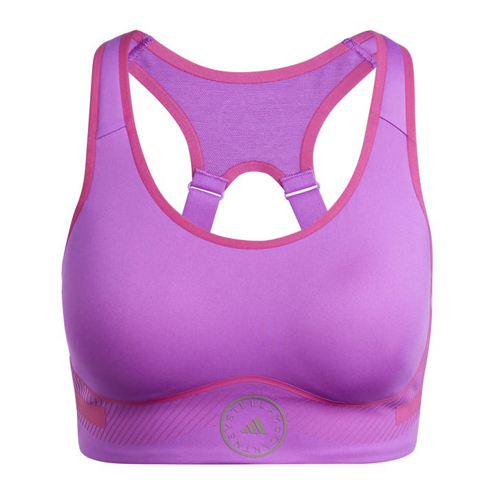 Adidas Women's Purple Asmc Tpa Non Wired High Impact Sports Bra in Size 30A, Sports Direct
