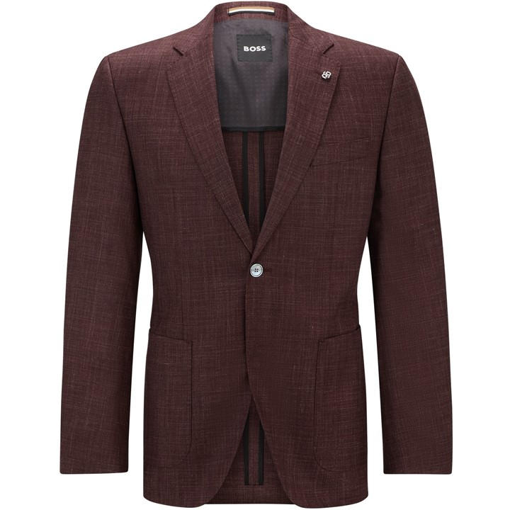 Boss Men's Red Janson Tailo Formal Jacket in Size XL, Sports Direct