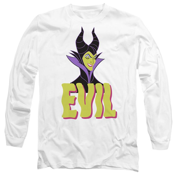 Disney Men's White Evil T-Shirt in Size M, Sports Direct