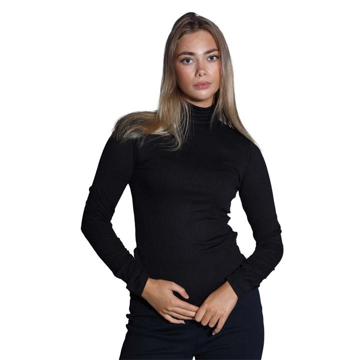 Levis Women's Caviar Ruched Turtle Neck Long Sleeve Sweater - 8 (Xs) - Image 2