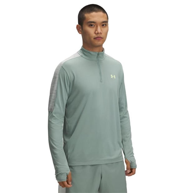 Green - Under Armour - Men's Tech Quarter-Zip Fleece