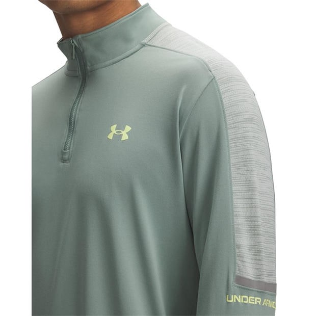 Green - Under Armour - Men's Tech Quarter-Zip Fleece