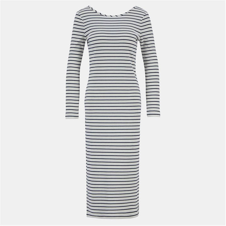 Barbour Women's White Blake Bodycon Dress in Size 12, Sports Direct