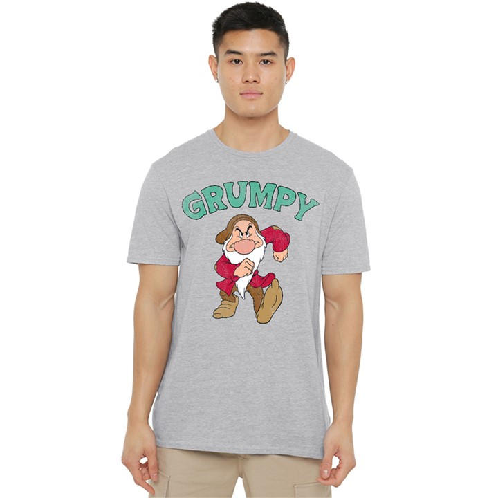Disney Men' Grey Snow White & The 7 Dwarfs Fathers Day Grumpy Dad in Size S, Sports Direct