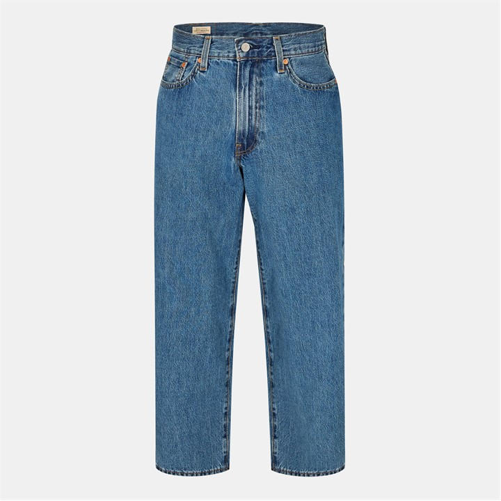 Levis Men's Blue Baggy Wide Leg Jeans in Size 36 R, Sports Direct