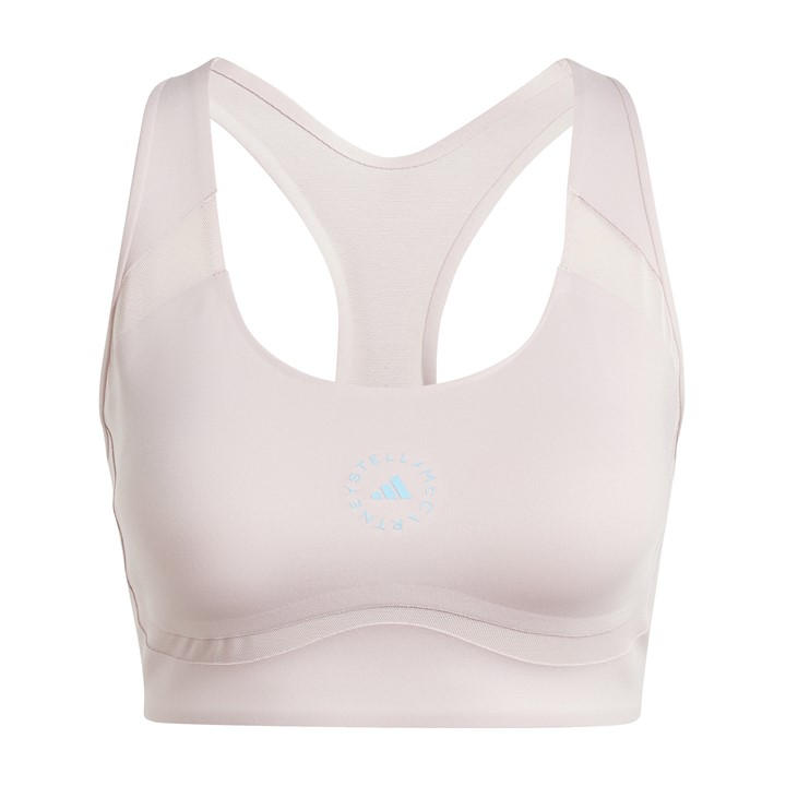 Adidas Women's Pink Non Wired Medium Impact Sports Bra in Size 34A, Sports Direct