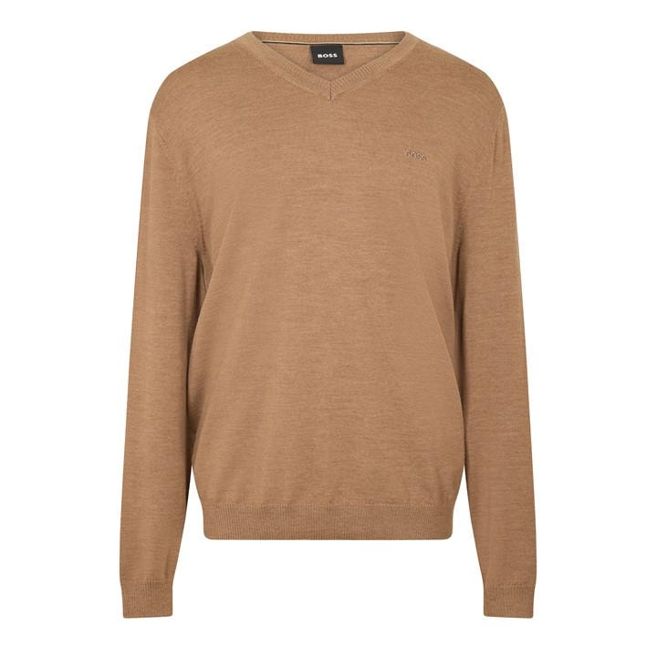 Boss Men's Beige Batisse E Knitted Top in Size 3XL, Sports Direct