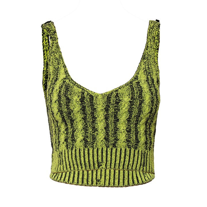 Diesel Women's Milos Maglia Knitted Top Green Size 12 - Image 3