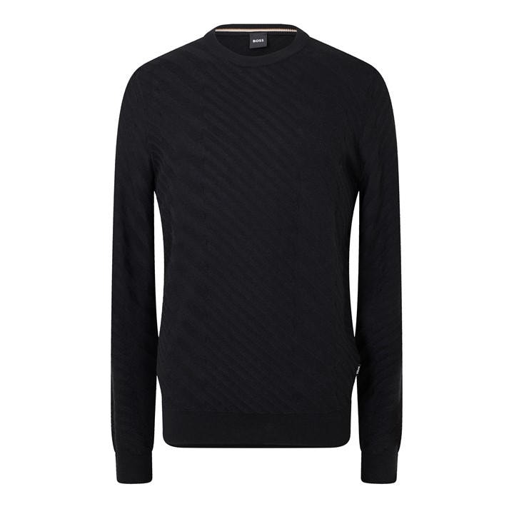 Boss Men's Black Knitted Top in Size 3XL, Sports Direct