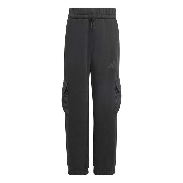 Adidas Boys Black Little Kids Utility Cargo Joggers in Size 5 - 6 Years, Sports Direct