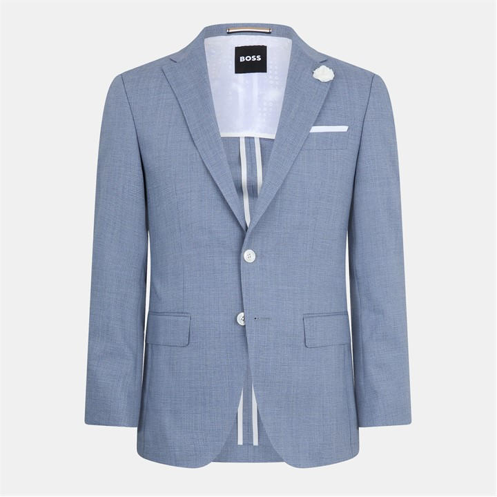 Boss Men' Blue H Hutson Formal Jacket in Size S, Sports Direct
