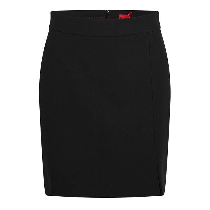 Hugo Women's Black Rovani Jersey Skirt in Size 8, Sports Direct