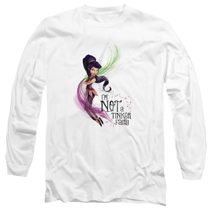 Disney Men's White Fairies Im Not A Tinker Fairy With Vidia T-Shirt in Size L, Sports Direct