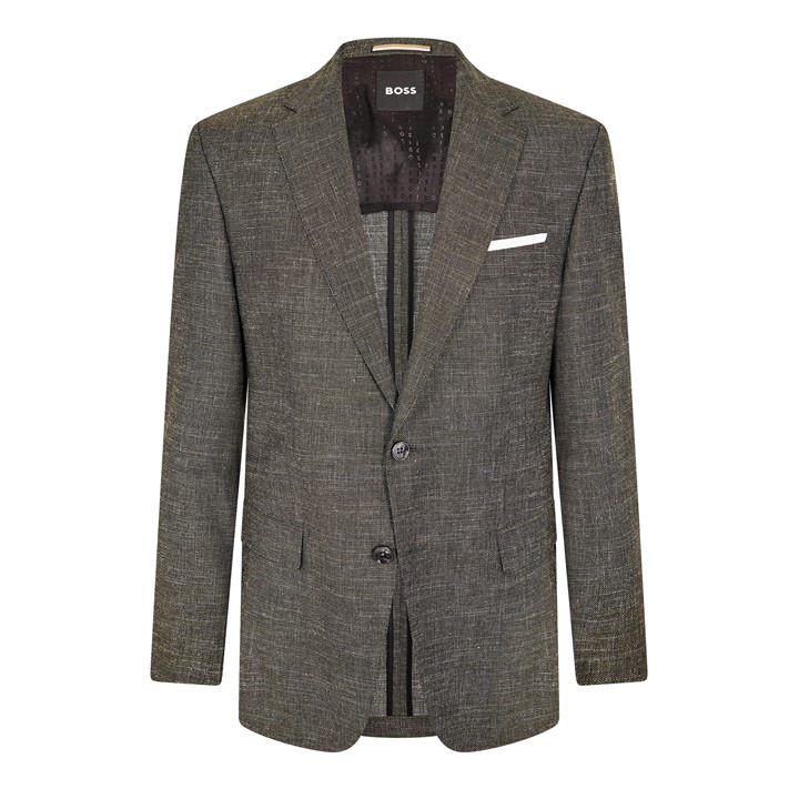 Boss Men's Green H Hutson Formal Jacket in Size L, Sports Direct