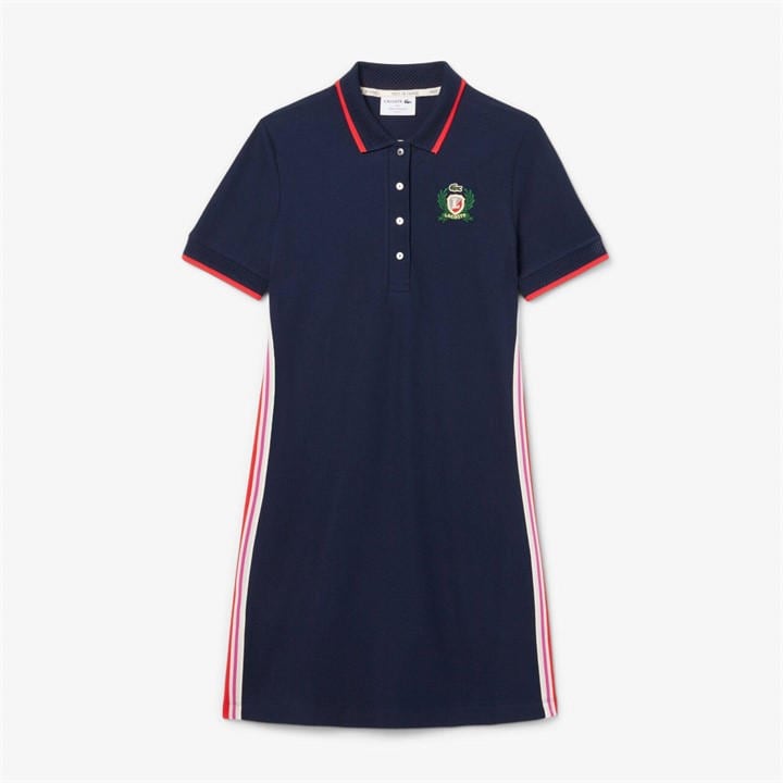 Lacoste Women's Blue Legacy Dress in Size 12, Sports Direct