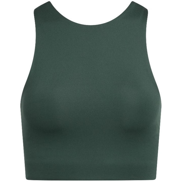 Girlfriend Collective Women's Green Dylan Non Wired Medium Impact Sports Bra in Size 8, Sports Direct