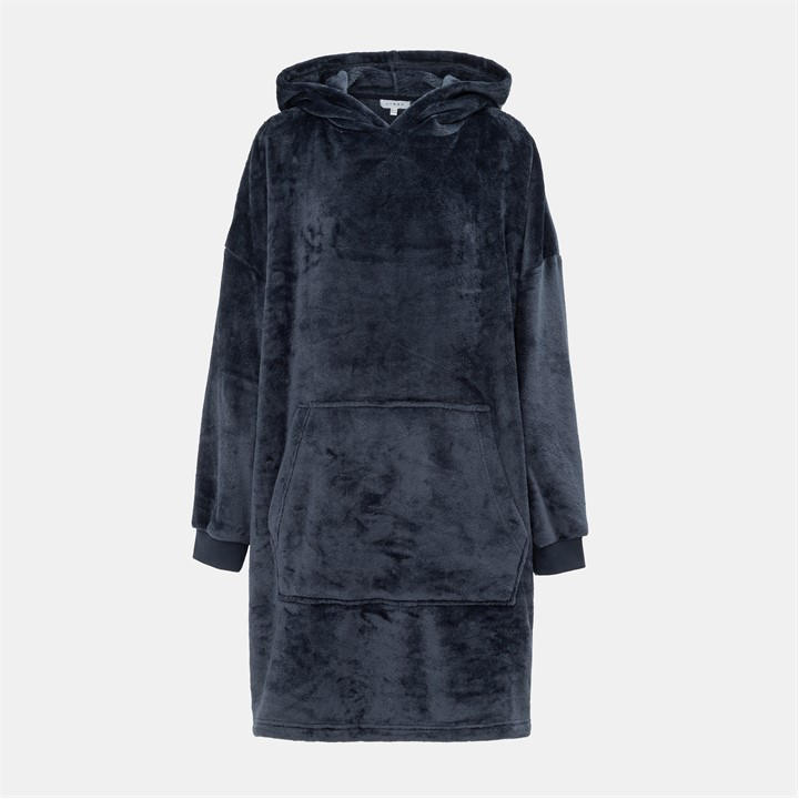 Linea Women's Blue Snuggle Hoodie in Size 8, Sports Direct