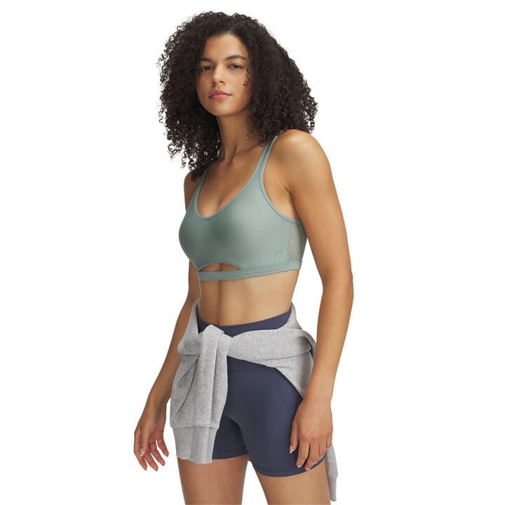 Under Armour Women's Green Infinity Low Impact Sports Bra in Size 8, Sports Direct