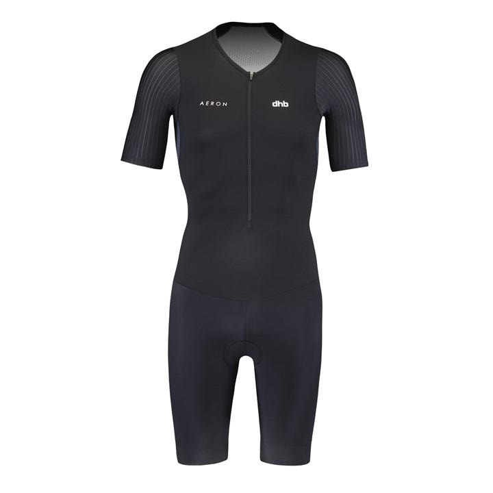 Dhb Men's Black Aeron Short Sleeve Triathlon Suit in Size M, Sports Direct