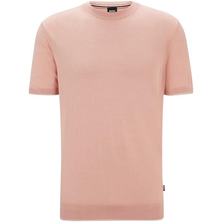 Boss Men's Pink Tramonte Knitted Top in Size M, Sports Direct