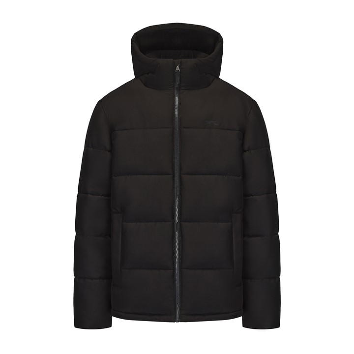 Slazenger Men's Black Short Puffer Jacket in Size XL, Sports Direct
