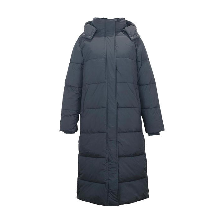 Jack Wills Women's Black Water Resistant Wind Resistant Detachable Hood Short Puffer Jacket in Size 14, Sports Direct