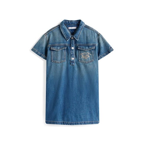Tommy Hilfiger - Kids' Denim Button-Front Shirt Dress