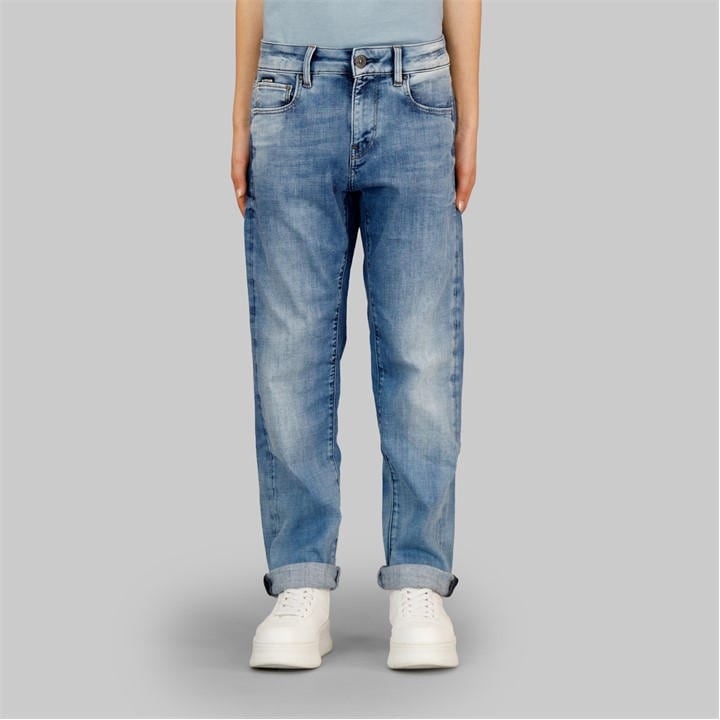 G Star Girls Blue G-Star Boyfriend Jean in Size 8 - 9 Years, Sports Direct