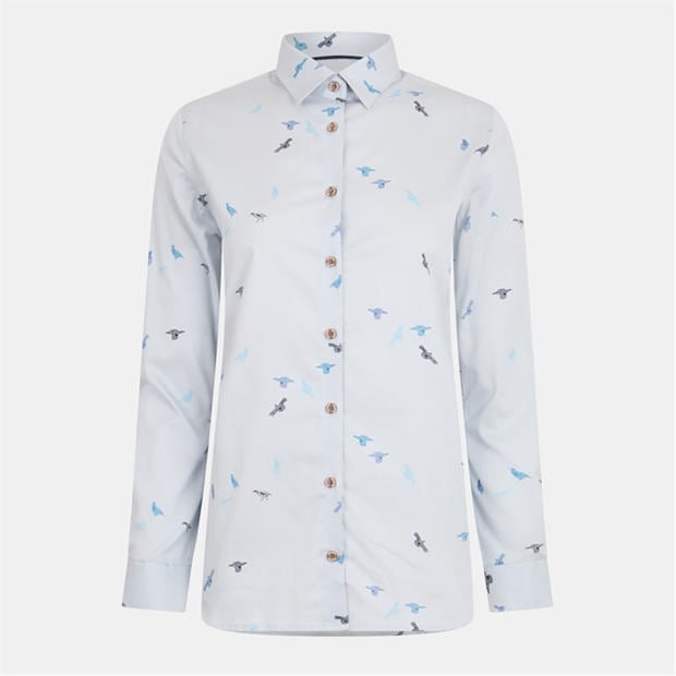 Biały - Musto - Country Printed Shirt Fw Womens
