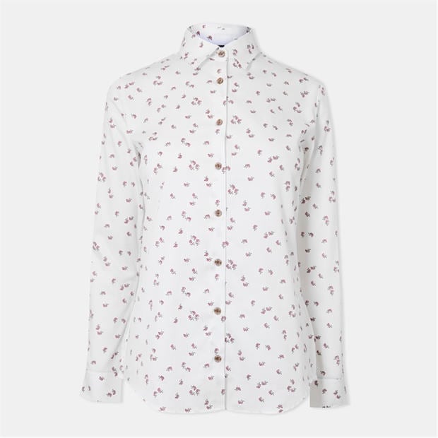 Biały - Musto - Country Printed Shirt Fw Womens