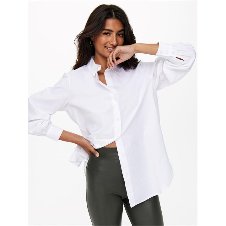 Only Women's White Nora New Shirt Size 10