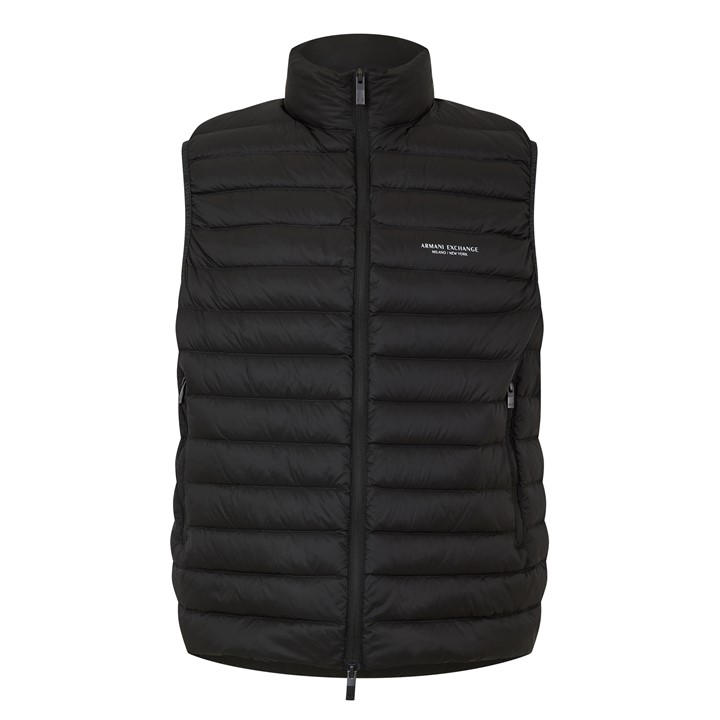 Armani Exchange Men's Chest Logo Gilet - Green - S - Image 3