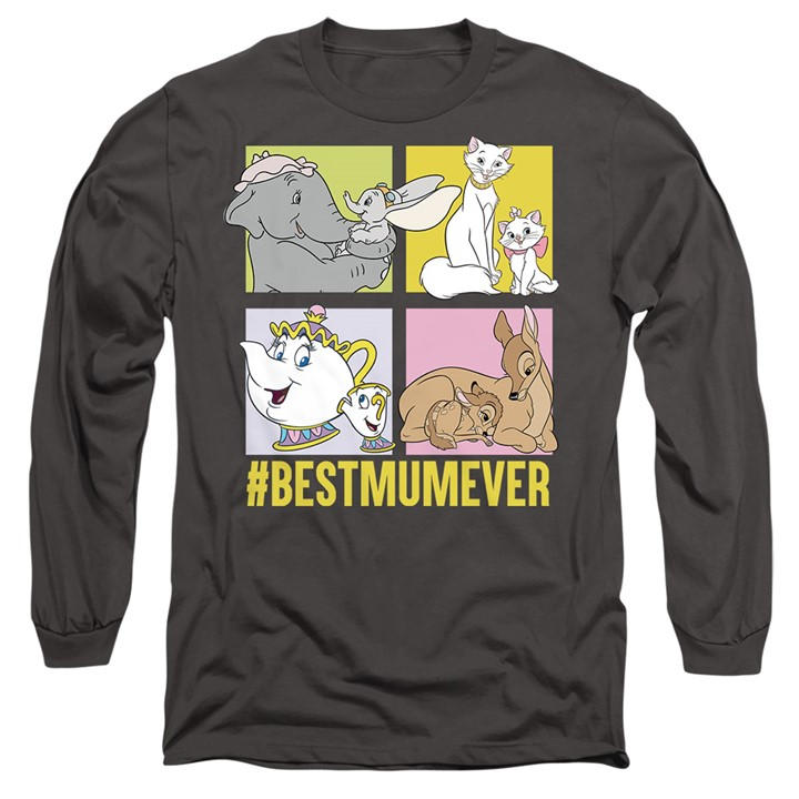 Disney Men' Grey Aristocats Mothers Day Bestmumever With Dumbo Ba in Size S, Sports Direct