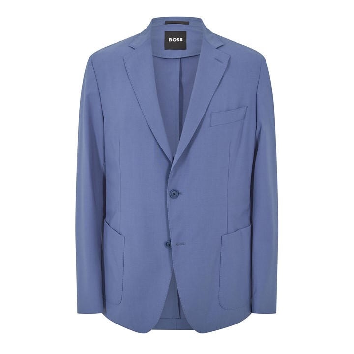 Boss Men's Blue Formal Jacket in Size L, Sports Direct