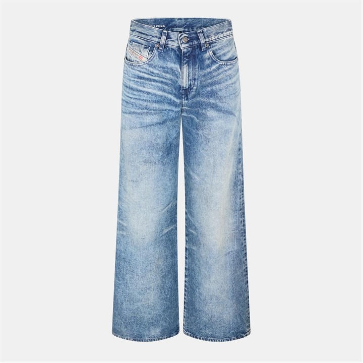 Diesel Women's Blue Flare 1978 D-Akemi Jeans in Size 8, Sports Direct