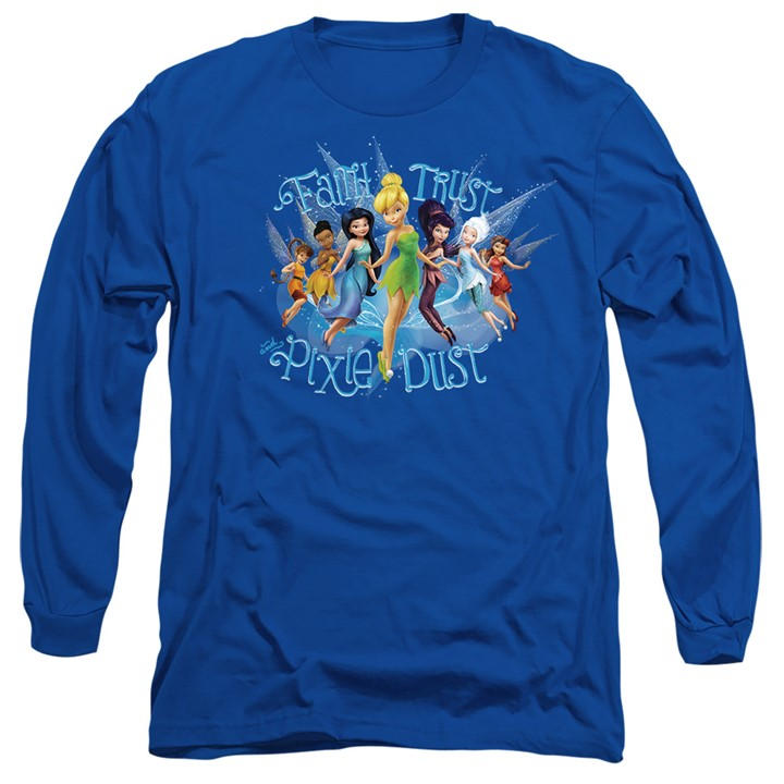 Disney Men's Blue Fairies Faith Trust And Pixie Dust With Tinker Be in Size L, Sports Direct