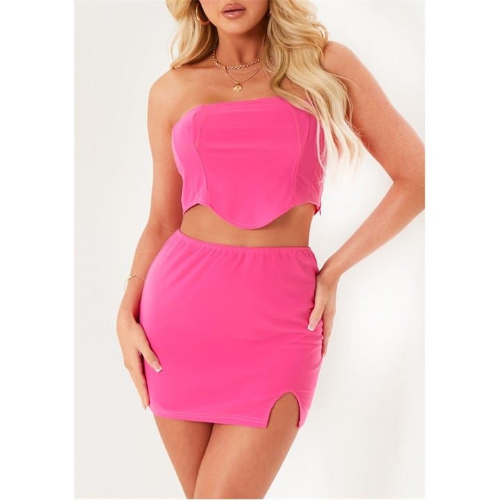 Missy Empire Women's Pink Mesh Mini Skirt in Size 8, Sports Direct