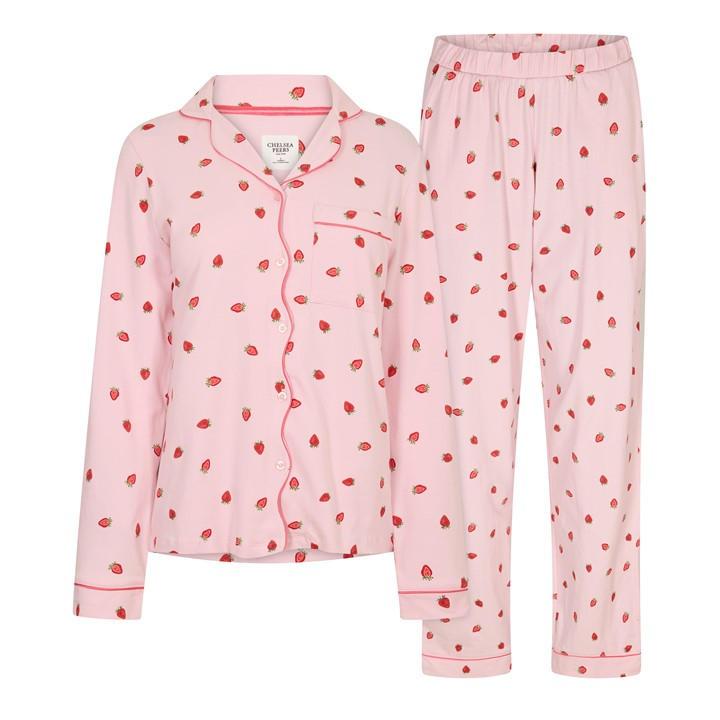 Chelsea  Women's  Modal Long Sleeve Pyjama Sets, Football by  Peers in Size 12, Sports Direct