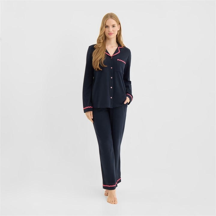 Chelsea  Women's  Long Sleeve Pyjama Set, Football by  Peers in Size 14, Sports Direct